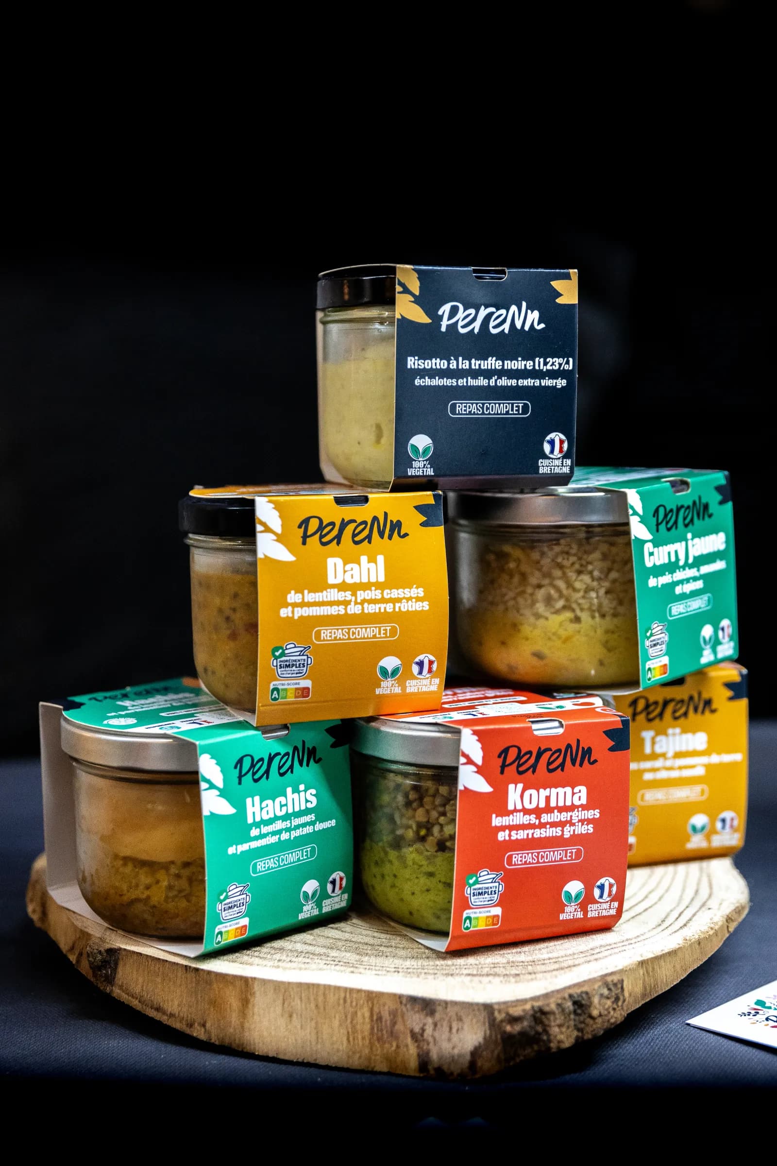 La gamme PERENN, plats cuisinés végétaux en bocal verre